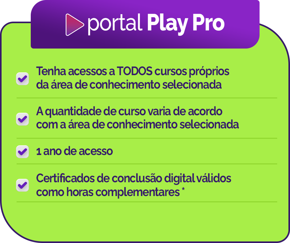 Portal Play Pro - estude a área do seu interesse!
